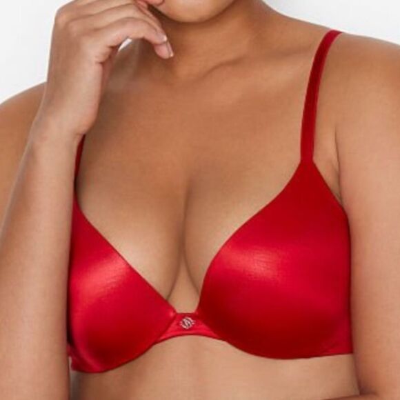 34DD or 34E VERY SEXY So Obsessed Victoria’s Secret Red Lipstick Push-Up Bra - Picture 4 of 4